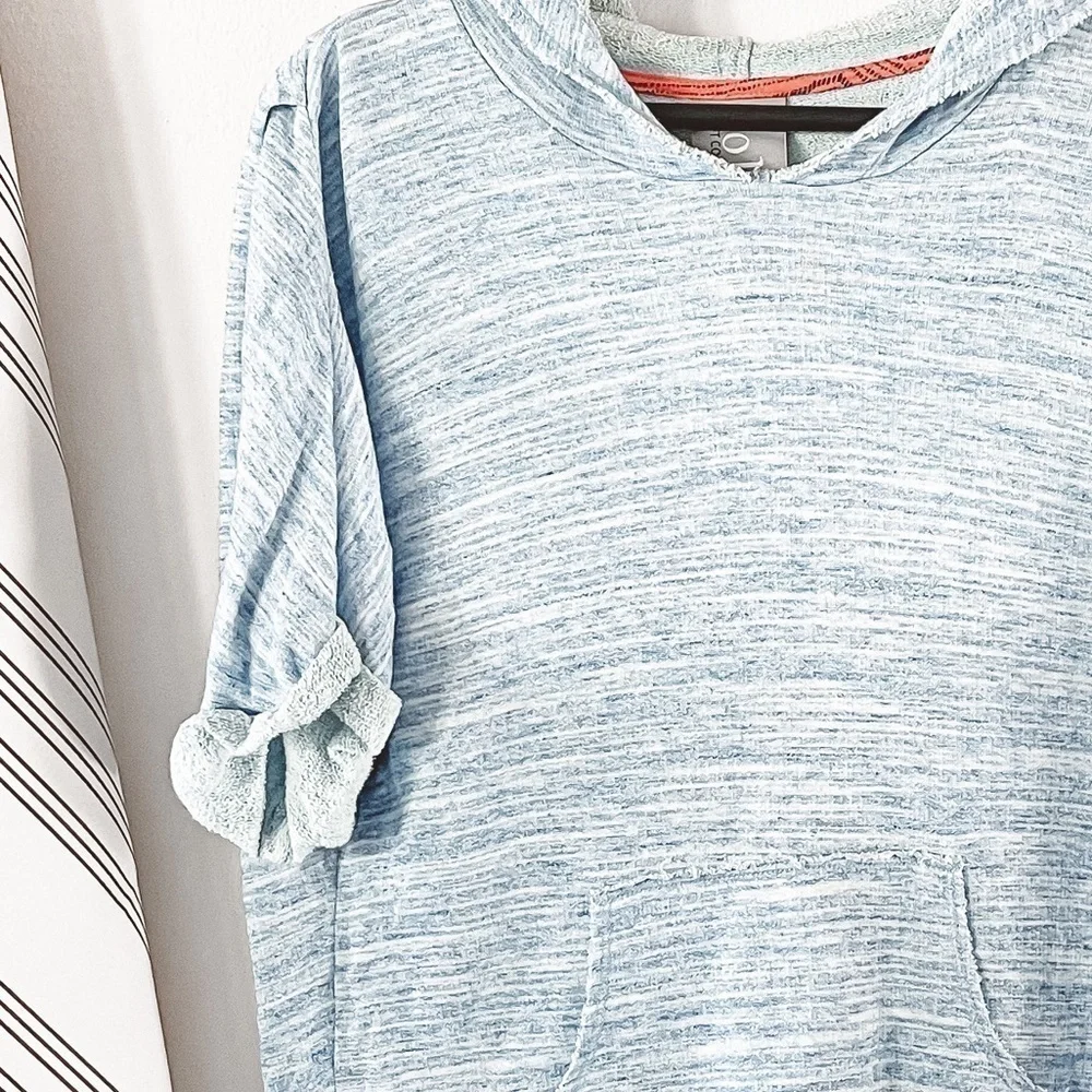 Anthropologie Dolan Marbled Hooded Pullover